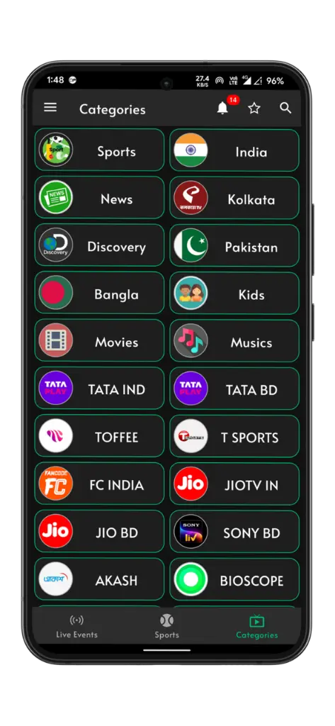 CricFree TV screenshot